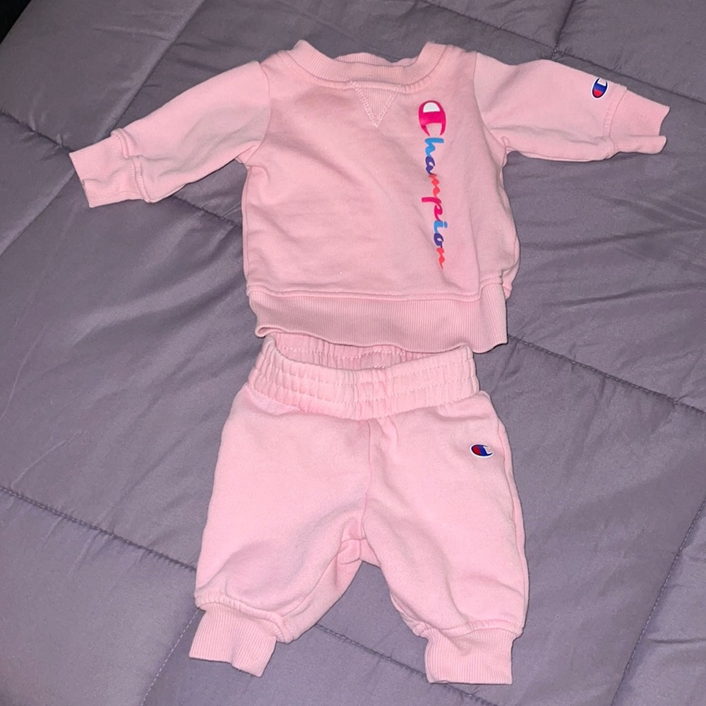 BabyGirl Champion Sweatpants & Sweatshirt